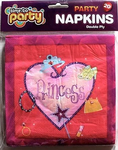 Princess double ply 20 party paper napkins, tableware, Birthday, brand new - Picture 1 of 1