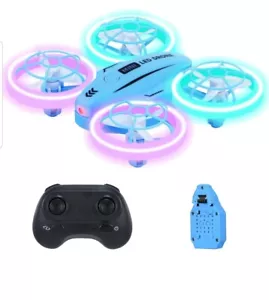 Drone Mini for Kids 2.4GHz 3D Flips Dazzling LED Lights Altitude Hold Gifts Toys - Picture 1 of 9