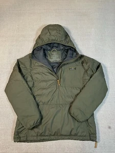 LL Bean Mountain Classic Puffer Jacket Uomo Small Downtek Pertex Verde Felpa con Cappuccio - Foto 1 di 8