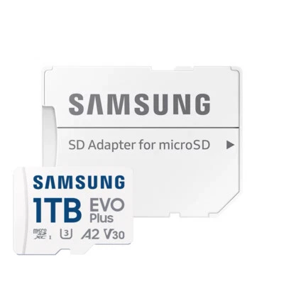 Samsung EVO Plus 1TB Micro SD A2 V30 C10 Micro SDXC Memory Card 160MB/s - Image 1 of 4