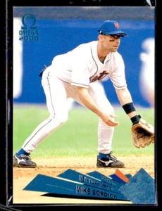 2000 PACIFIC OMEGA PLATINUM BLUE PARALLEL BLANK SERIAL #90 MIKE BORDICK METS 1/1 - Picture 1 of 2