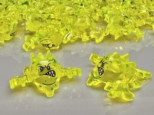 LEGO Skereemer Minifigure Headgear Mask 19861pb01 Ninjago, Neon Yellow, 2 Pieces - Picture 1 of 9