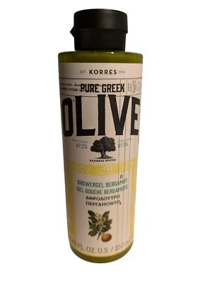 Gel de ducha Korres Pure Greek Olive BERGAMOTA 8,45 FL OZ NUEVO sin usar Foto 1 de 4