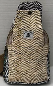 Artisan Himalayan Bag Crossbody Chest Sling Shoulder Pouch - Picture 1 of 6