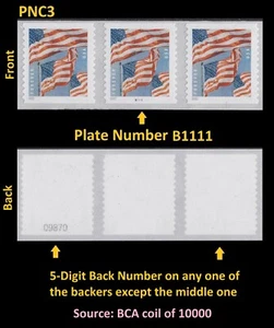 US 5655 Flags F PNC3 B1111 5d back # MNH 2022 - Picture 1 of 1