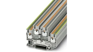 PHOENIX CONTACT Schutzleiter-Doppelstockklemme / Abschlussdeckel PTTB 2,5-PE/L - Bild 1 von 4