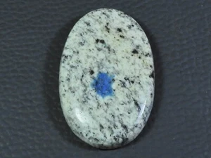 57Cts. Piedra preciosa suelta cabujón ovalado azurita natural K2 25X40X06 mm G372 - Imagen 1 de 9