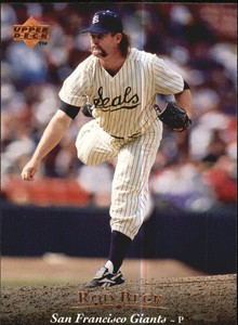 1995 Upper Deck San Francisco Giants Baseball Card #86 Rod Beck