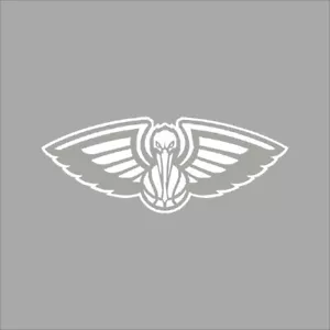 New Orleans Pelicans #4 NBA Team Logo 1 Farbe Vinyl Aufkleber Fenster Wand Auto - Bild 1 von 7