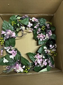 Spring Hydrangea Wreath - Picture 1 of 1