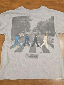THE BEATLES Abbey Road Men’s Size Med Licensed Official Grey T Shirt Rare - Bild 1 von 4