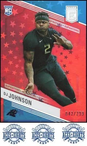 2023 Donruss Elite DJ Johnson SN Aspirations Stars Carolina Panthers #134 - Picture 1 of 2