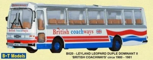 BT Models Leyland Leopard Duple Dominant II Coach 'British Coachways' Model 1:76 - Picture 1 of 1
