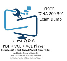 Cisco CCNA 200-301 décharge d'examen avec plus de 60 laboratoires de traceurs de paquets basés sur les compétences
