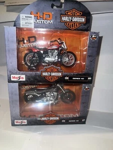( 2) Maisto Motorcycles 1:18 Harley Davidson Series 40 2016 Breakout - Picture 1 of 8