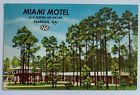 1955 GA Postcard Pearson Georgia Miami Motel US Routes 441 221 82 vintage linen