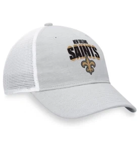 Men New Orleans Saints Heather gray and white trucker hat - Picture 1 of 4