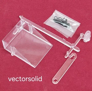 Team Associated RC10CC 6004 RC10 Clear Battery Cup Strap & Antenna Mount Set - Picture 1 of 5
