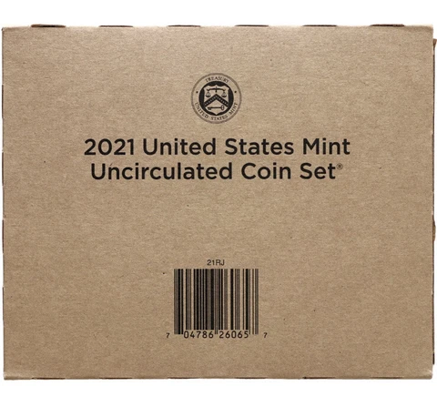 2021 - Mint Set Original Sealed Box 14 Brilliant Uncirculated Coins Cover