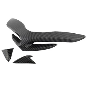 Front Headlight Beak Nose Extension ABS Carbon For KAWASAKI Z900 ZR900 2017-2019 - Picture 1 of 6