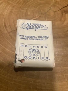 1987 Cookies Texas Rangers Tarjeta de Béisbol Juego Parcial (22) Tarjetas MLB - Imagen 1 de 8