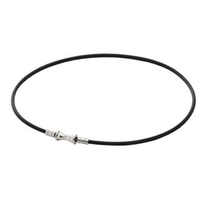 Colantotte TAO Halskette Slim RAFFI Mini Silber Schwarz - Bild 1 von 7