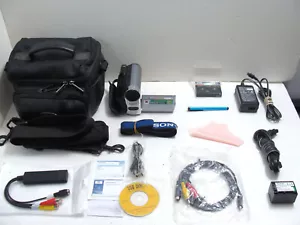Sony Handycam DCR-HC62 Mini DV Hybrid Camcorder Nightshot + Video Transfer Kit - Picture 1 of 5