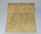 Vintage 1935 Memphis Tennessee Brochure w/ Big Fold-Out Pocket Map