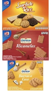Gamesa Mix | Surtido Rico | Riquelas | Barras Coco | Galletas Mexicanas | Pack de 3 - Imagen 1 de 11