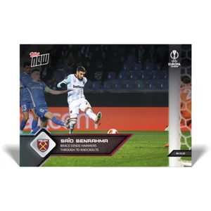 Topps NOW UEL 21/22 - Card 012 - Said Benrahma - West Ham United - Imagen 1 de 2