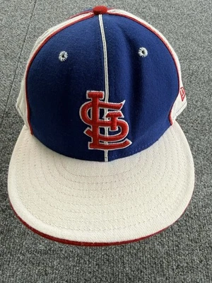 Vintage New Era 59FIFTY St. Louis Cardinals Cooperstown Wool Hat 7 5/8 MLB USA - Image 1 of 4