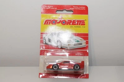 B86 1:64 3 INCH 3 INCH 280 MAJORETTE FERRARI F40 F 40 RED MIB - Immagine 1 di 4