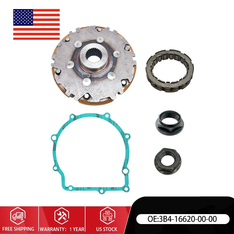 PARA YAMAHA- RHINO 700 2008-2013 conjunto de suporte de embreagem molhado com junta e rolamento EUA - Imagem 1 de 4