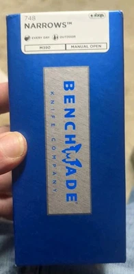 Cuchillo Plegable Benchmade 748 Narrows M390 Titanio 3.43" Eje Delgado EE. UU. Foto 1 de 4