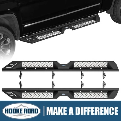 Боковые пороги силовые пороги подходят для Chevy Silverado/GMC Sierra 1500 2500 3500 HD 2007-2019 годов выпуска - Изображение 1 из 4