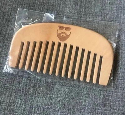 Beard Genius Comb Mustache New Wooden - Image 1 of 3
