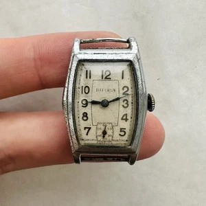 RAR Teile/REPARATUR Bifora Militär Art Deco Square Swiss Vintage Armbanduhr alt - Bild 1 von 12