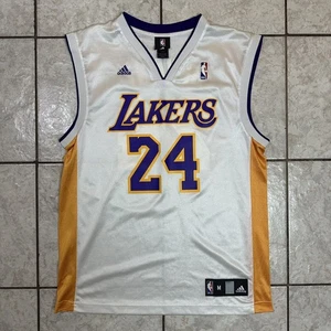 Vintage Adidas Kobe Bryant Jersey Adult Medium Y2K Los Angeles Lakers Away - Picture 1 of 9