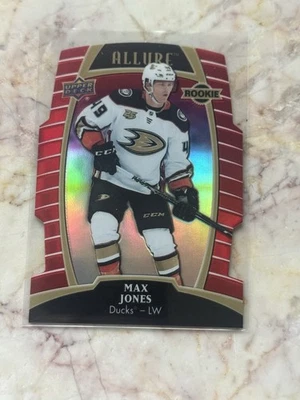 2019-20 Upper Deck Allure Red Rainbow Max Jones #72 Ducks- Rookie - Image 1 of 2
