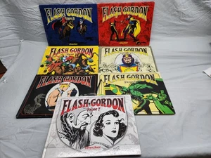 Flash Gordon Volumes 1, 2, 3, 4, 5, 6, 7 Alex Raymond Checker 7 HC Books - Picture 1 of 22