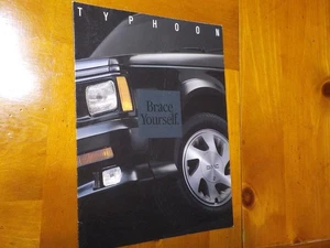 1992-1993  GMC TYPHOON SALES BROCHURE - Picture 1 of 3