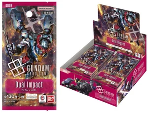 Gundam Juego de Cartas Booster Pack Doble Impacto [GD02] 1 CAJA (24 paquetes) - Imagen 1 de 2