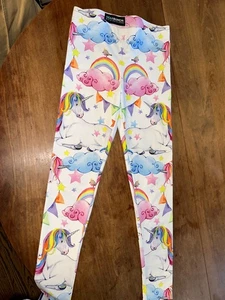 Gearbunch Leggings, Watercolor Unicorn, Ladies Medium - Picture 1 of 5