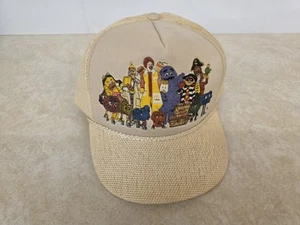 Vintage Mcdonald’s Characters Snapback Hat 1988 Group II Mayor, Hamburglar, Etc - Picture 1 of 9