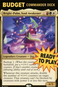 Bright-Palm Commander Deck - 100 Cards, Sleeves, READY TO PLAY!! - Picture 1 of 1