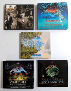 Lot of 5 ASIA CD's MISSING DVD's Imports Geoff Downes Steve Howe John Wetton - Picture 1 of 24