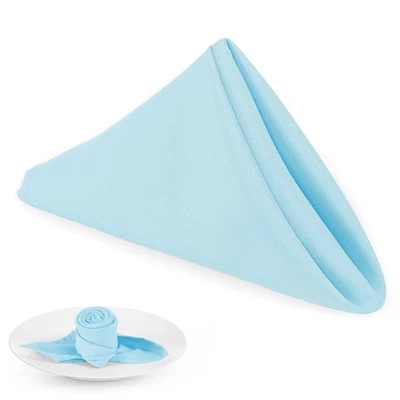 Set of 8 Cloth Napkins 17x17 Inches Dinner Table Napkins for Wedding Parties - Image 1 of 4