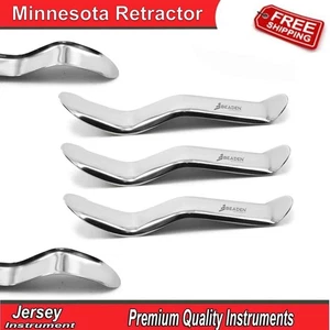3 Stück Dental Minnesota Retraktoren Chirurgisches Implantat Zunge Lippen & Wangen Retraktor - Bild 1 von 5