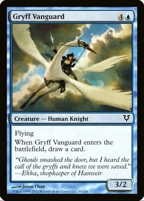 X 1 Gryff Vanguard NM-M Avacyn Restored 059 MTG Magic The Gathering - Image 1 of 2