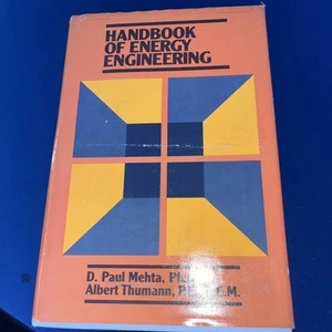 Handbook of Energy Engineering, Paul Mehta. Vintage 1989 - Imagen 1 de 6